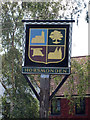 TQ6940 : Village sign by Oast House Archive
