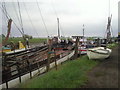 Boatyard on the outskirts of Faversham