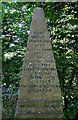 An inscription on Old Drygrange Bridge at Leaderfoot