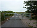 Gate across North Houses Lane