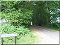 Packridge Lane from Rownhams Lane