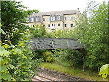 NT2470 : Old railway footbridge  at Morningside Station by kim traynor