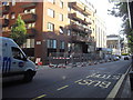 TQ2678 : Preparation for The Barclays Cycle Hire London by PAUL FARMER