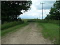 Farm track, High Mowthorpe