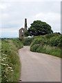 Minor road at St Aubyn Farm