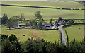 Houses by the A6088 near Hawick