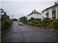 Looking upward on an Aberfeldy residential street