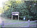 Turner Rise South sign, Highwoods Country Park