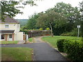 Path to canal from Blaen-y-Pant Crescent, Newport