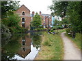 Canal and houses seen from the towpath