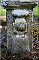 A table tomb detail at Southdean (Chesters) Parish Churchyard