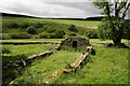 The remains of Southdean Old Parish Church