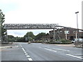 Overhead gantry crossing Formby Road, Halling