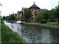 Riverside housing by the Stort Navigation