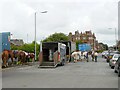 Horses and transport on Station Road