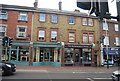 A row of antique shops, St John