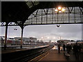 London Bridge Station, March shower