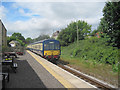 Train leaving Leyburn station