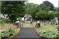 Yealmpton: towards the lych gate