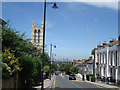 Gipsy Hill, with the City in the distance