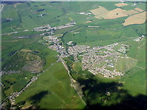 NS6112 : New Cumnock from the air by Thomas Nugent