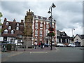 Some of the varied architecture of Ruthin town centre