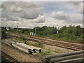 Rail lines at Didcot North Junction