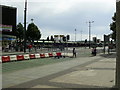 Roadworks at Wood Street, Cardiff