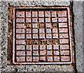 J3474 : Manhole cover, Belfast by Albert Bridge