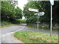 Road junction at Kington