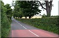 View north along the narrow Bryansford Road (B180)