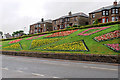 Geometric flower beds