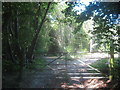 Gate into Quilters Wood