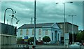 The bomb damaged Downshire Presbyterian Church