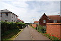 Cycleway heading south through the estate