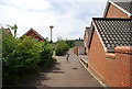 Footpath through the housing estate