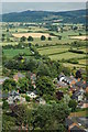 Farmland north-west of Montgomery