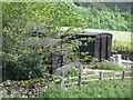 Old railway goods vans at Smailsburn Farm