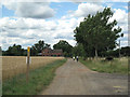 Bridleway northwest out of Wolverton