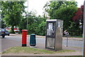 Postbox and Telephone box, Earlham Rd