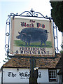 The Black Pig sign