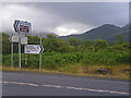NM5429 : Junction signage at the B8035 and A849 join by C Michael Hogan