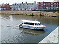 Aquabus approaches Cardiff Bridge