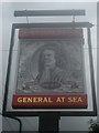 General at Sea Pub Sign