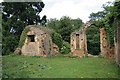 Inside the ruins