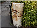 Milepost on Chellaston Road nr War Memorial Village