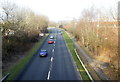 Cwmbran Drive heading north viewed from Llandowlais Street