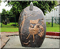 "Chimney Corner" sculpture, Antrim