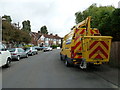 Cherrypicker in Mansfield Road