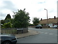 Looking from Thesiger Road into Meadow Road